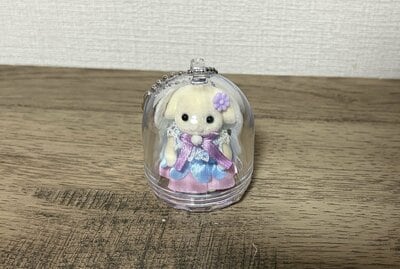 セリア、カプセルキーホルダードーム型筆者撮影