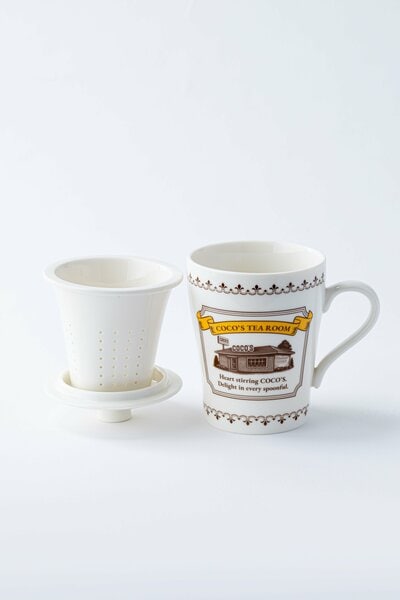 茶こし付きマグカップ
