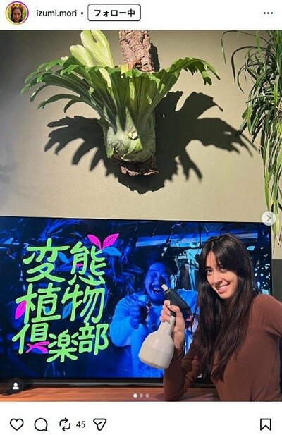 森泉のInstagram投稿