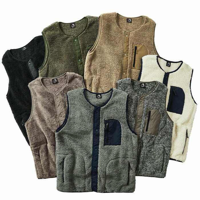 軽くてやわらかいふわふわフリース◎優しく包み込むベスト