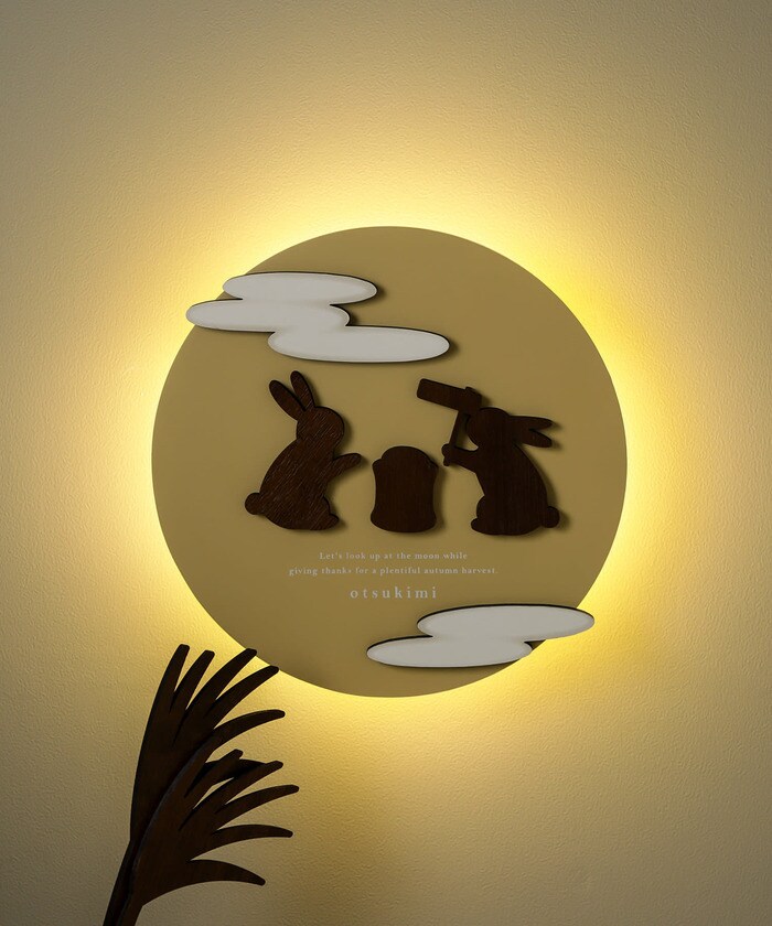 壁掛け光るお月様