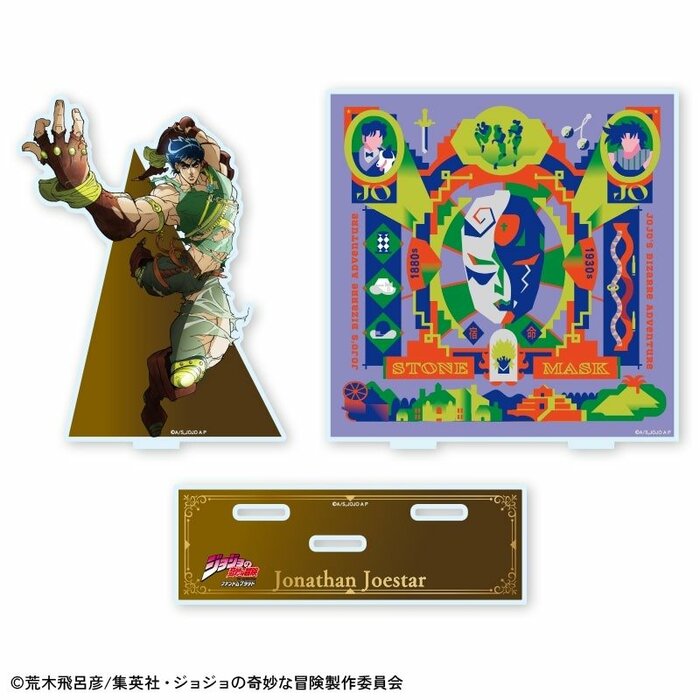 キャラクターとアートがセットになったアクリルジオラマ（2750円）