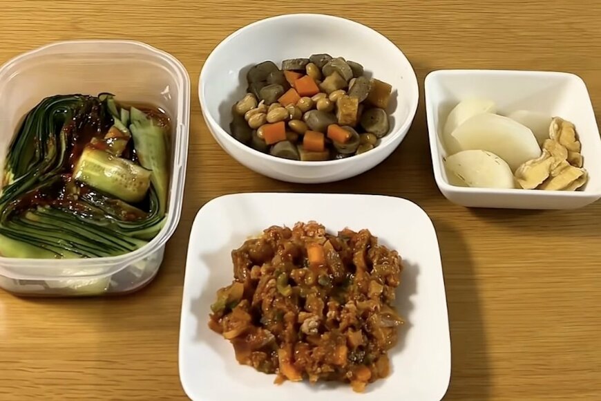 【62歳ひとり暮らし】残り野菜を使った作り置きが美味しそう！健康も考えた野菜中心のメニューにも注目