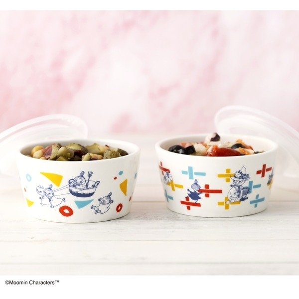 「1部完売のクックパッドプラス神付録」1249円でムーミン磁器容器2個！レンジ食洗機OK「食卓にそのまま出せる」