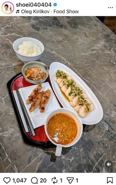 出所：照英のInstagram（＠shoei040404）参照日：2026年5月28日