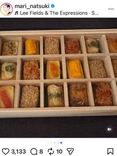 出所：夏木マリのInstagram（＠mari_natsuki）参照日：2026年3月12日