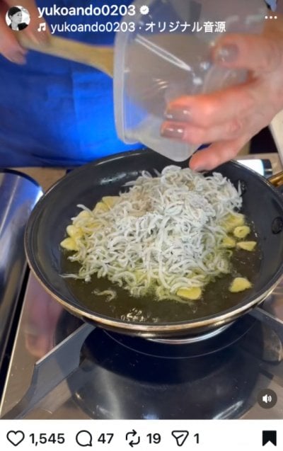 出所：安藤優子のInstagram（＠yukoando0203）参照日：2026年4月9日
