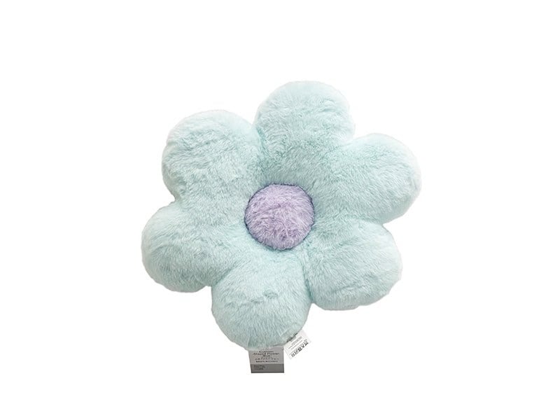 ダイソー系列ブランドTHREEPPY公式　クッション（立体フラワー、BL）