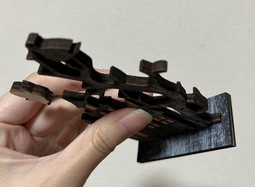 セリア、ウッドハロウィンハウススタンド画像