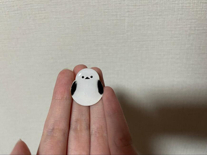 キャンドゥ、シマエナガピンバッジ画像