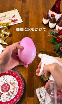 【100均DIY】「子どもと一緒に作りたい！」風船と半紙がかわいい「雪だるま飾り」に大変身！