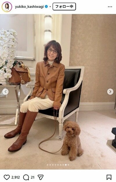 柏木由紀子のInstagram投稿