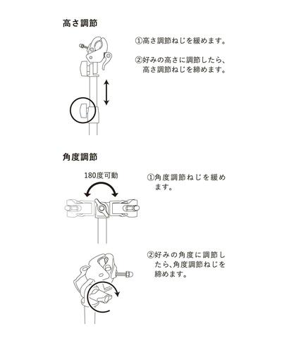 3COINS ベビーカー用傘スタンド画像