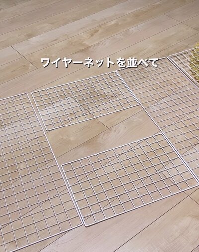 変身前のワイヤーネット