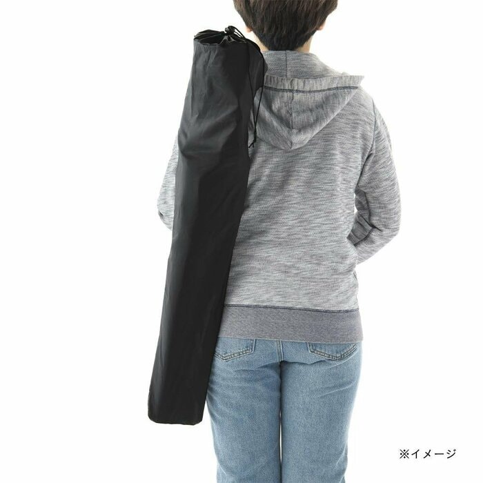 専用の収納袋が付属しており、肩に掛けて持ち運べます