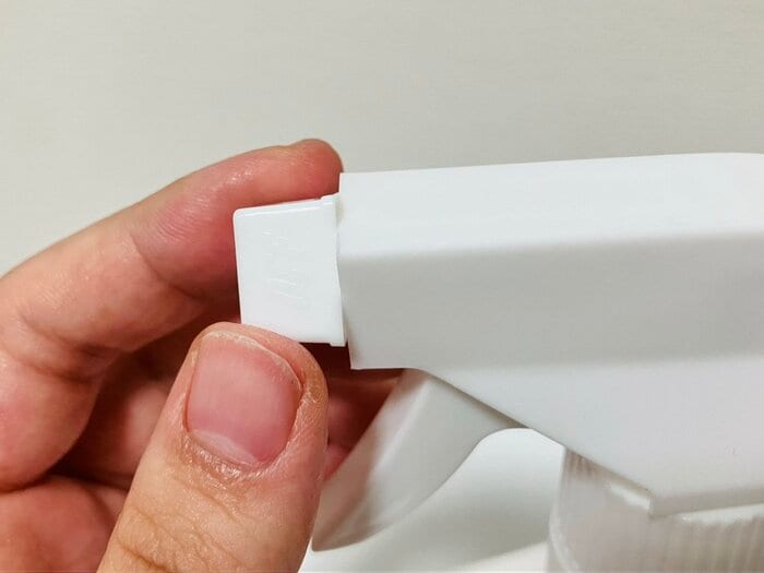 軽い力でノズルの切り替えが可能