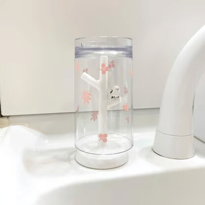 うがいコップ&スタンド　シマエナガ