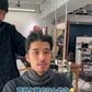 「お洒落仏陀パーマお願いします」と来店した男性が、カットとパーマでスパイキーなショートにスタイルチェンジ