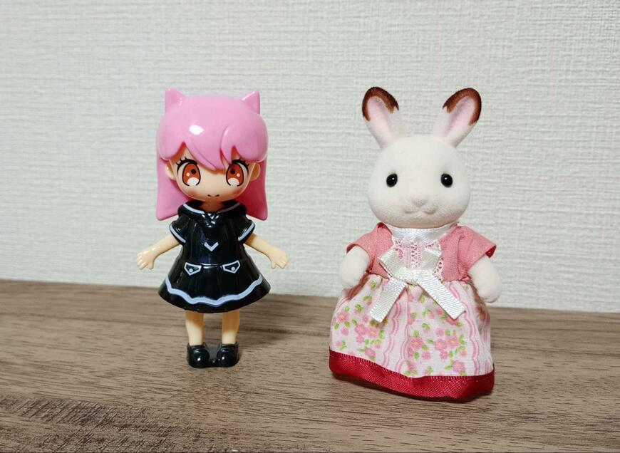 筆者撮影（キャンドゥ、ネコみみドール）