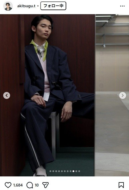 出所：冨永章胤のInstagram（＠akitsugu.t） 参照日：2026年3月30日