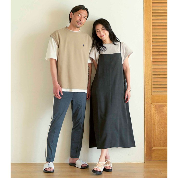 出所：しまむら　レディース　キャミソールワンピース（U.S.POLO ASSN.）