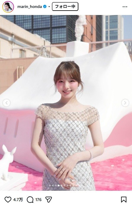 出所：本田真凜のInstagram（＠marin_honda）　参照日：2026年3月19日