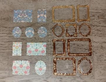 筆者撮影（セリア、ラッピングシール 18片 マスターピースコレクション/WM）