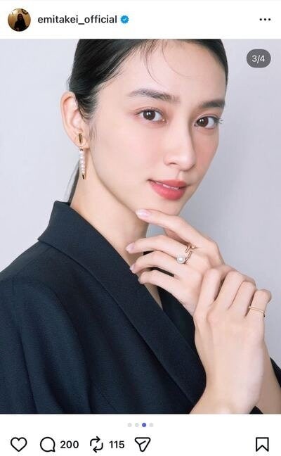 出所：武井咲のInstagram（@emitakei_official）参照日：2026年4月2日