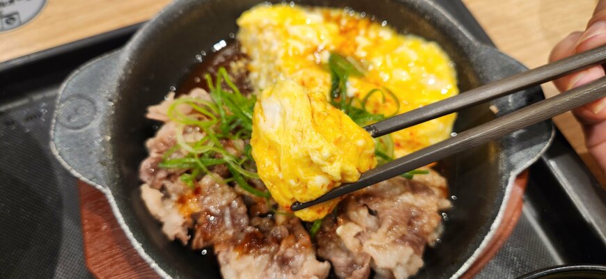 旨辛豆腐牛バラ焼定食