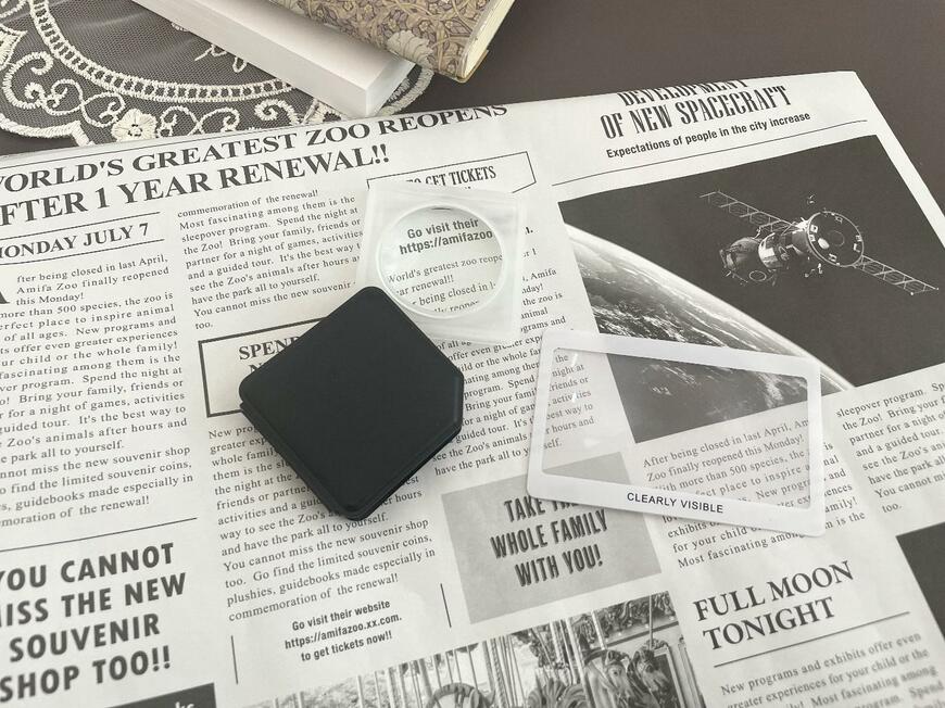 ポータブルルーペ コンパクトタイプ、ポータブルルーペ ケース付