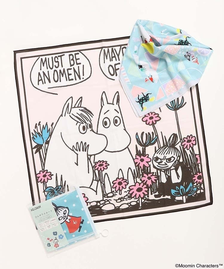 ブルーブルーエ公式 リトルミイ柄ひんやりスカーフ