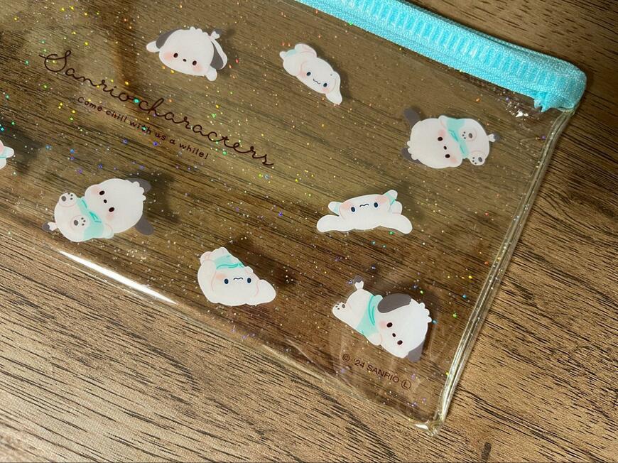 ダイソー、ラメポーチM/X チルタイム