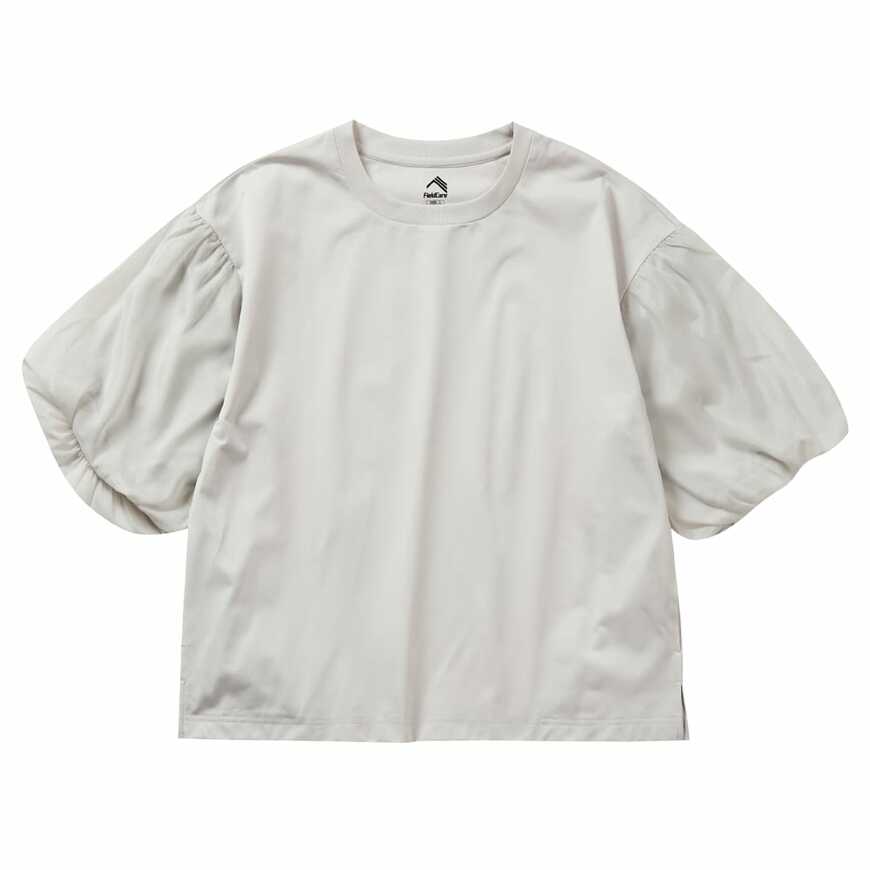 ワークマン公式 レディースドライサイドポケットバルーンスリーブTシャツ