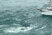 鳴門海峡で「大量発生した渦潮」に運よく遭遇　ダイナミックな光景に「思い残すことはございません」