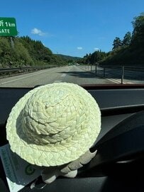 「実家に置き忘れたぬいぐるみ」が両親の旅行に同行　楽しげな写真に「クスッとした」