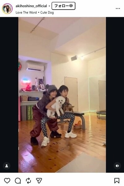 ほしのあきのInstagramリール投稿