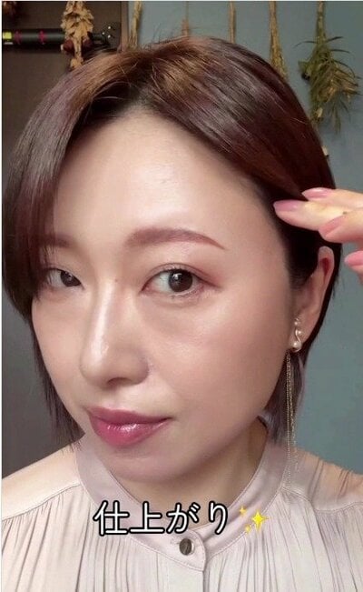 仕上がりのアフターカット