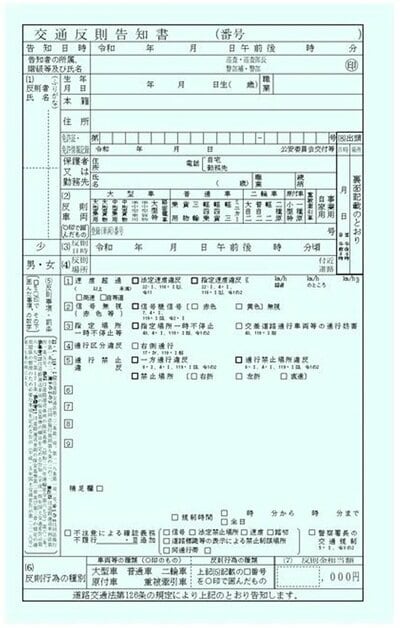 自転車「青切符」導入