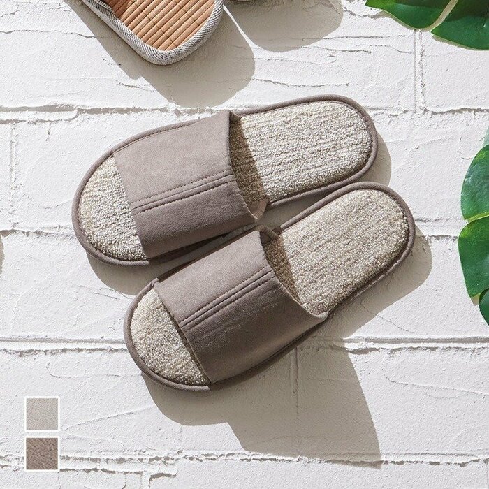 KEYUCA公式　お掃除スリッパ 麻パイル