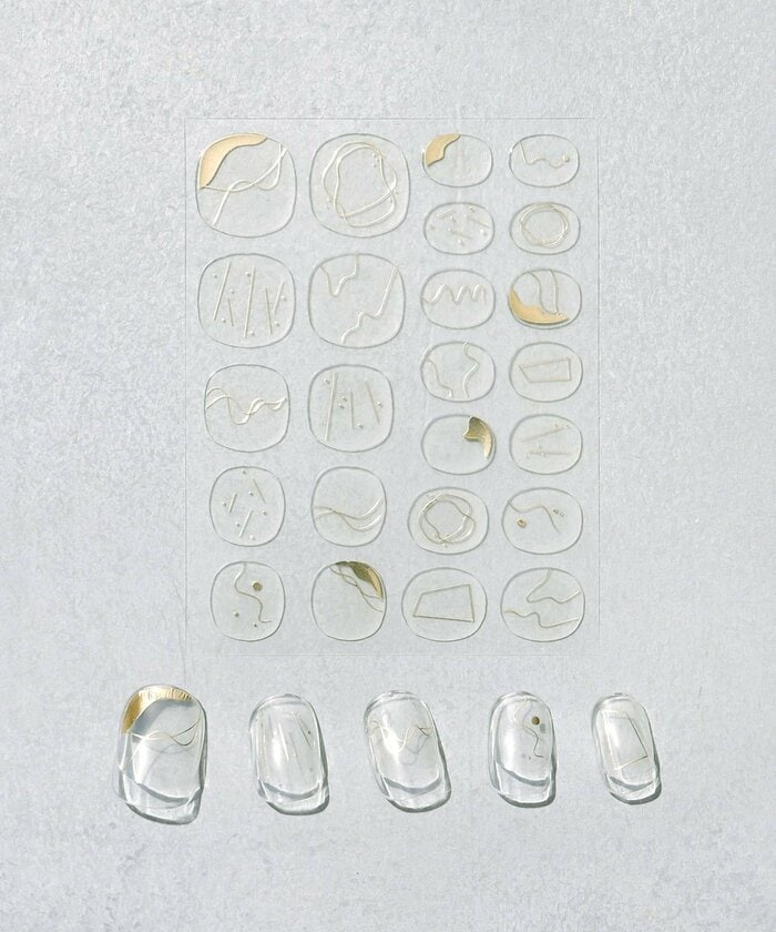 3COINS　ぷっくりジェルネイルシール