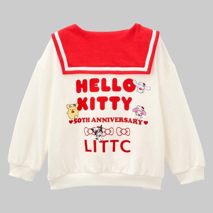 出所：しまむら公式　キッズ トレーナー（110～130cm・LITTC）ハローキティ