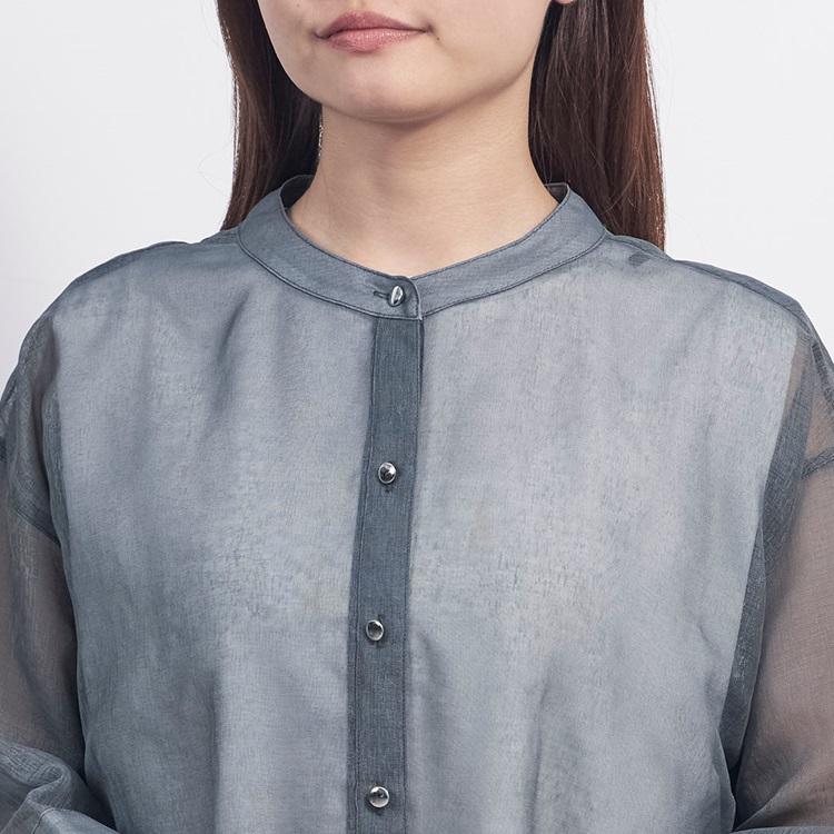 出所：ケユカ公式　シアーリネンライクシャツチュニック