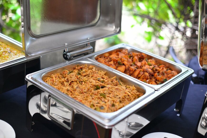 朝食ビュッフェの様子