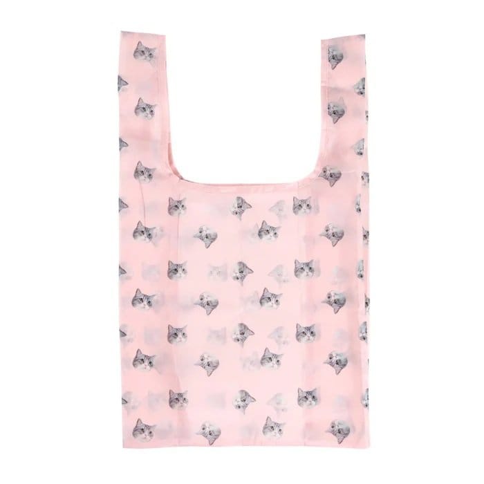 ダイソー公式　チャーム付エコバッグ（もちまる日記）Ａの画像