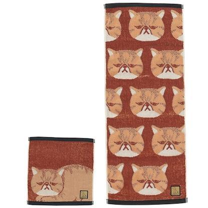 ニトリ　キャリータオル＆スキニータオル 2点セット (エキゾチックショートヘア)