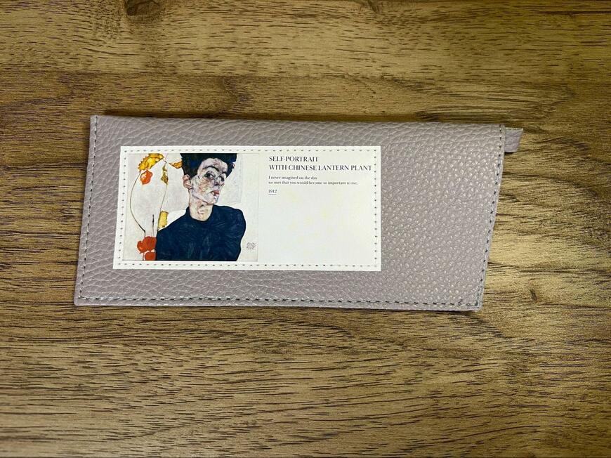 セリア、合皮 メガネケース GK&ES画像