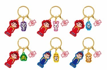 西武ライオンズ ペコちゃん アクスタ アクリルチャーム キャンディ風キーホルダー 新キャラのグッズが可愛すぎ」不二家の「ミルキー75周年ショップ