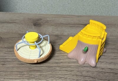 ダイソー、置物（仲良し森の動物、キャンピングB）商品画像