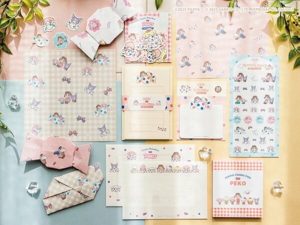 ペコちゃん×サンリオキャラクターズ文具