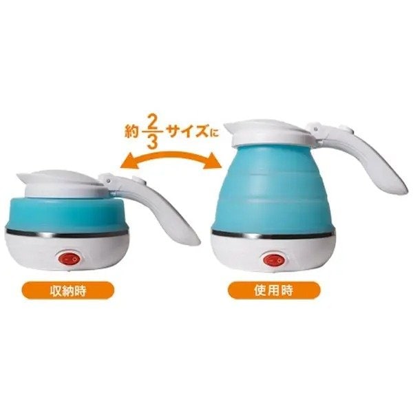 収納時は使用時の約2/3の高さになります